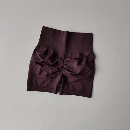 Women's High-Waist Yoga Shorts – Breathable Workout & Running Shorts