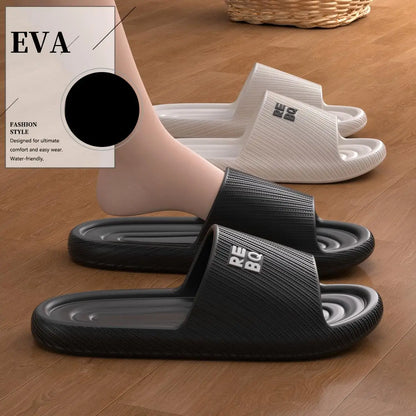 EVA Home Slippers for Men & Women – Soft Cushioned Bathroom Shower Slides