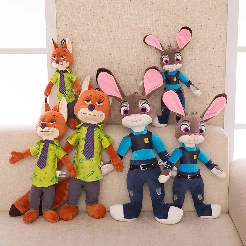 Zootopia Plush Toy – Judy Hopps & Nick Wilde Stuffed Dolls