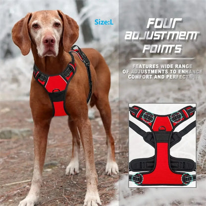 Dog Harness Vest with Leash – Adjustable Puppy Collar Accessory