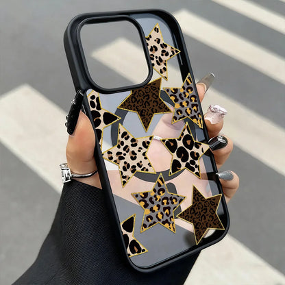 Leopard Print Phone Case Iphone 17 Pro 16 15 13 12 11 14 Max Matte Magsafe Magnetic Wireless Charge