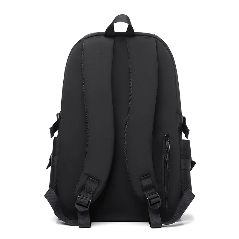 Travel Backpack 15" – Large Capacity Solid Color Daypack