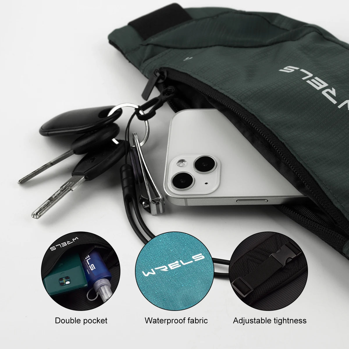 Running Waist Pack – Ultra-Thin Waterproof Sports Belt Bag