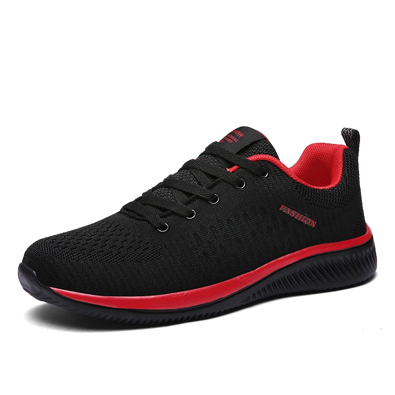 Men's Knit Running Sneakers – Lightweight Casual Athletic Shoes