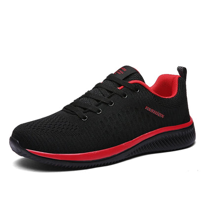 Men's Knit Running Sneakers – Lightweight Casual Athletic Shoes