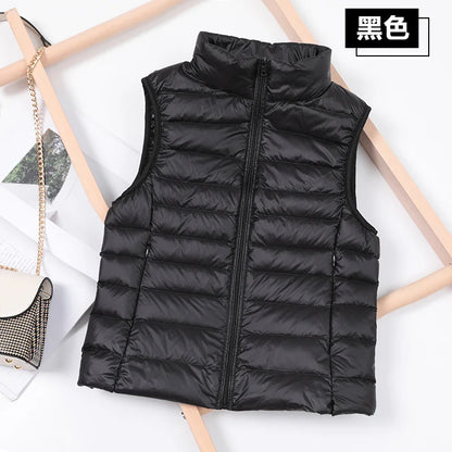 Women's Lightweight Puffer Vest – Sleeveless Down Waistcoat