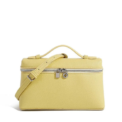Mini Lychee Grain Leather Crossbody Bag for Women