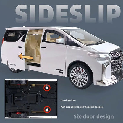 Pull Back Toy Car with Lights & Sound – 6-Door Simulation Model