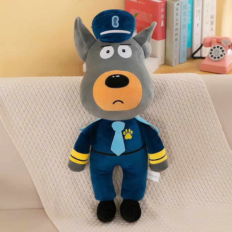 Sheriff Dog Stuffed Plush Toy – 30cm Anime Police Puppy Doll