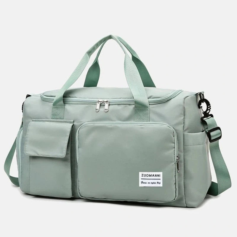 Weekender Duffle Bag – Large Carry-On Travel Bag with Shoe Compartment