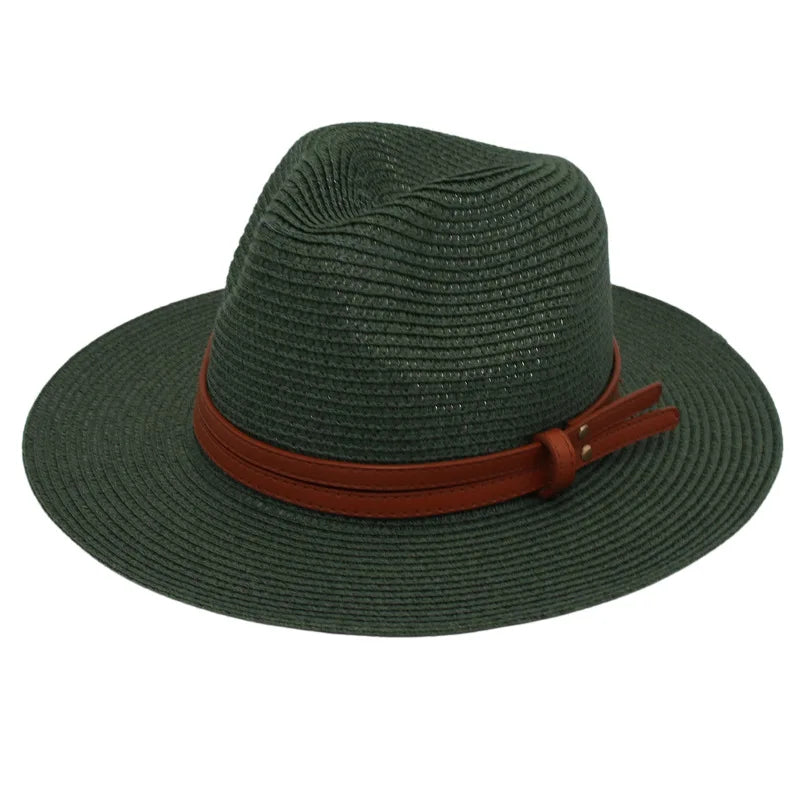 Panama Straw Sun Hat – Unisex Wide Brim Beach & Summer Hat