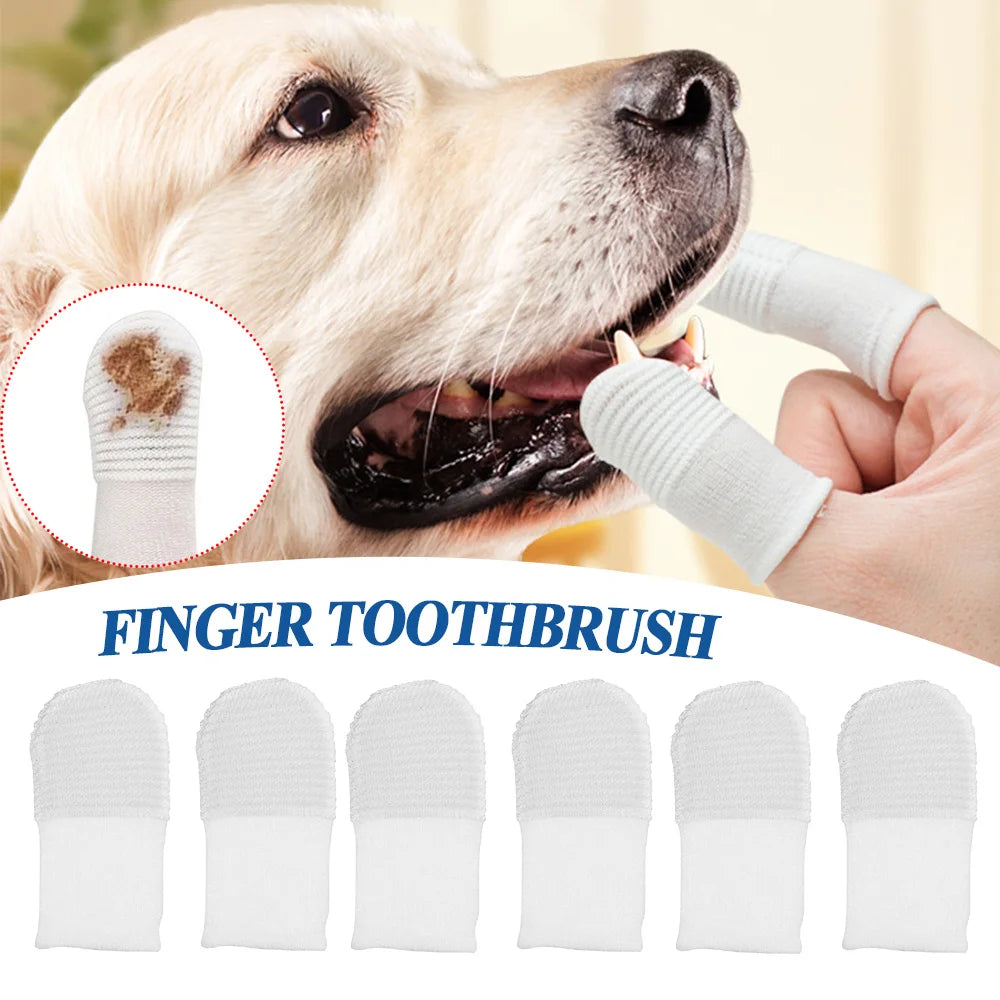 Pet Finger Toothbrush Cots – Cat & Dog Dental Cleaning Brush