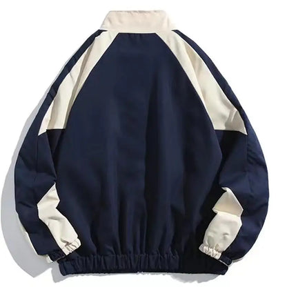 Men's Reflective Stripe Windbreaker Jacket Streetwear