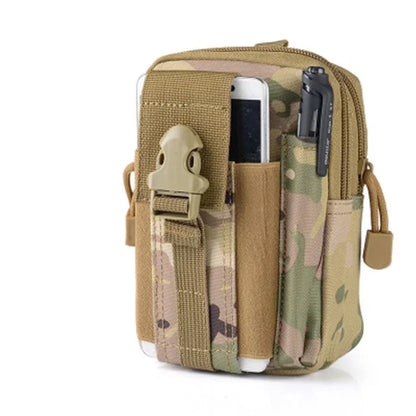Tactical Molle Waist Bag Phone Pouch Belt Fanny Pack