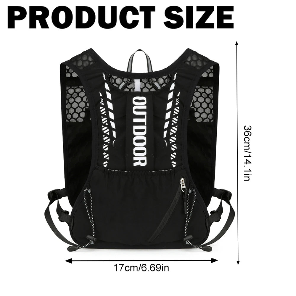 Lightweight Running Hydration Vest Pack – Trail Hiking Cycling Daypack