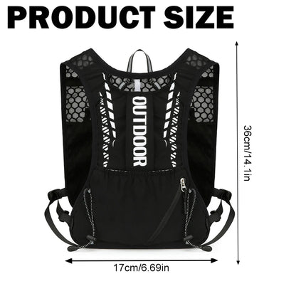Lightweight Running Hydration Vest Pack – Trail Hiking Cycling Daypack