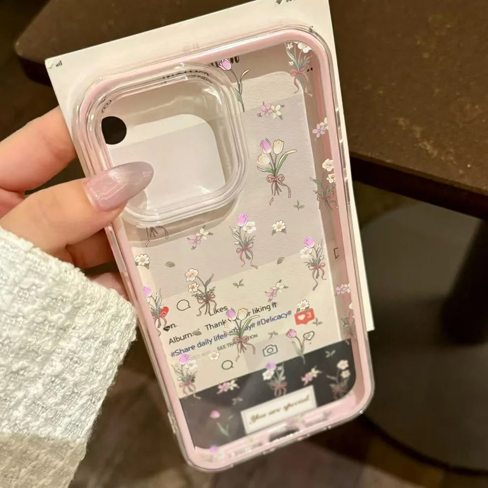 Flower Funda iPhone Case