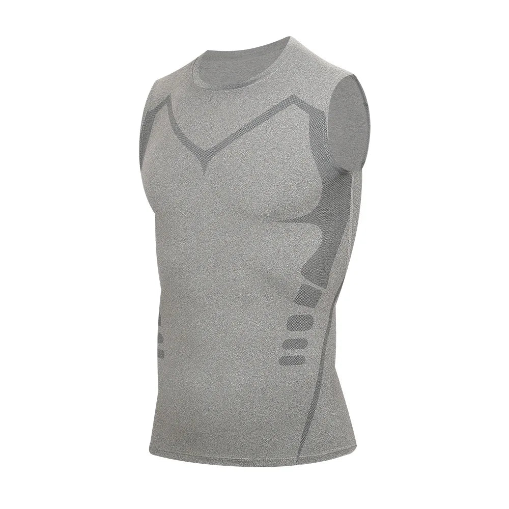 Men's Compression Tank Top – Quick-Dry Sleeveless Gym Vest