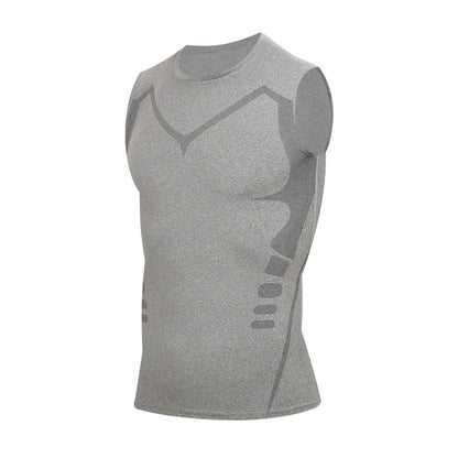 Men's Compression Tank Top – Quick-Dry Sleeveless Gym Vest
