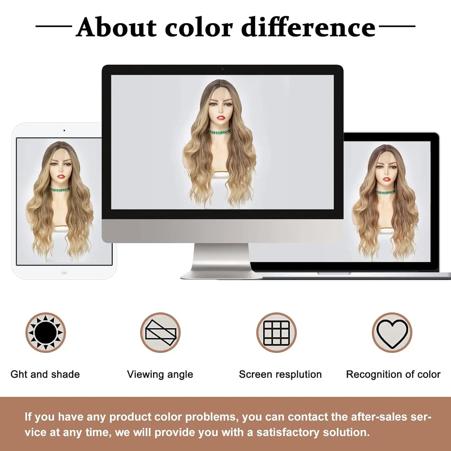 Long Wavy Synthetic Lace Wig – 26 Inch Middle Part, Heat Resistant