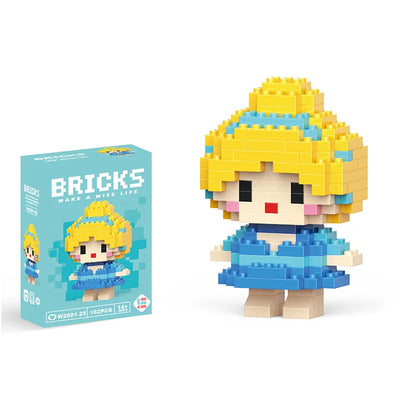 Disney Mini Building Blocks - Cute Character Micro Brick Figure Toy