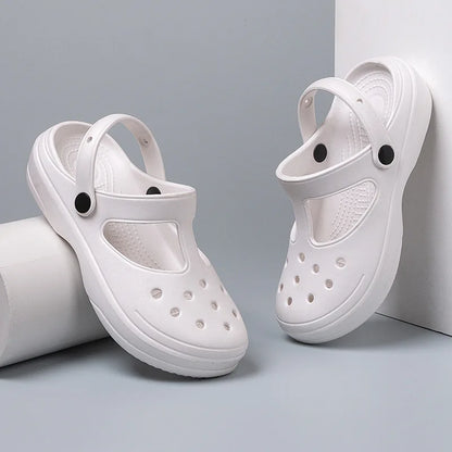 Women's Thick Sole Clog Sandals – Lightweight EVA Outdoor Shoes