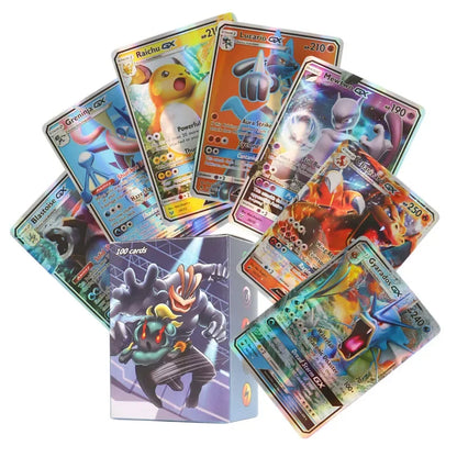 60 or 100 Pack English Pokémon GX VMAX VSTAR EX Cards