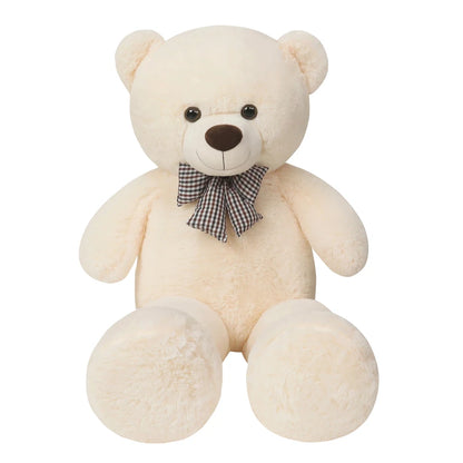 Giant 105cm Soft Teddy Bear Plush Toys White Pink Brown Super Big Hugging Pillow Animal Cushion