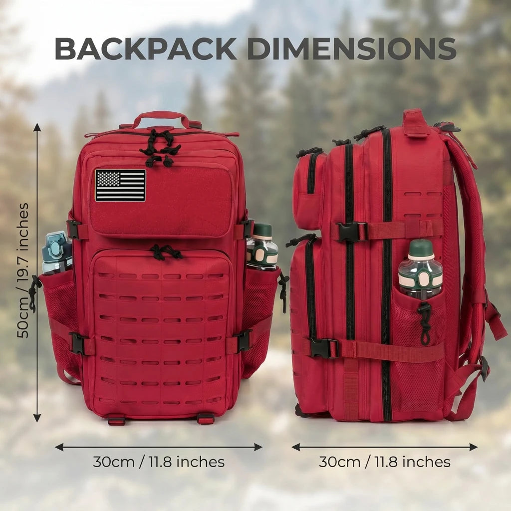 45L Tactical Backpack – MOLLE Hiking & Camping Bag for Men