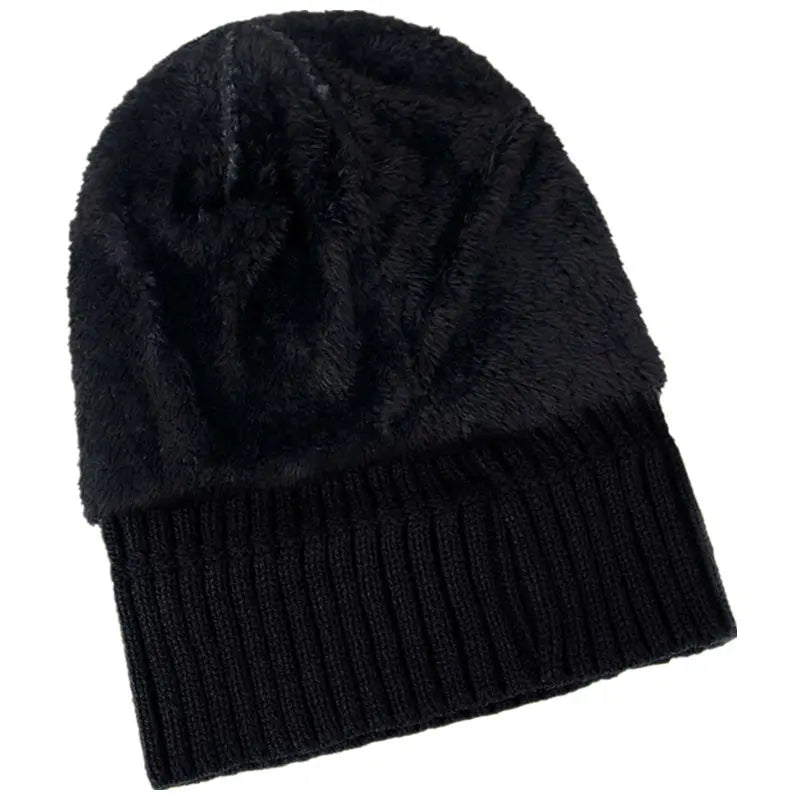 Winter Beanie Hat – Fur Lined Thick Knit for Men & Women