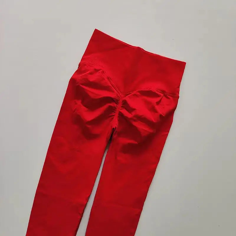 Seamless High-Waist Yoga Leggings – Scrunch Butt Lift Pants for Women