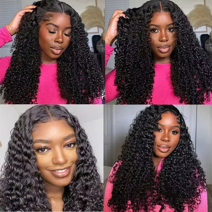 13x6 Lace Frontal Wig 200 Density Burmese Curly Human Hair 13x4 Hd Transparent Pre Plucked Virgin