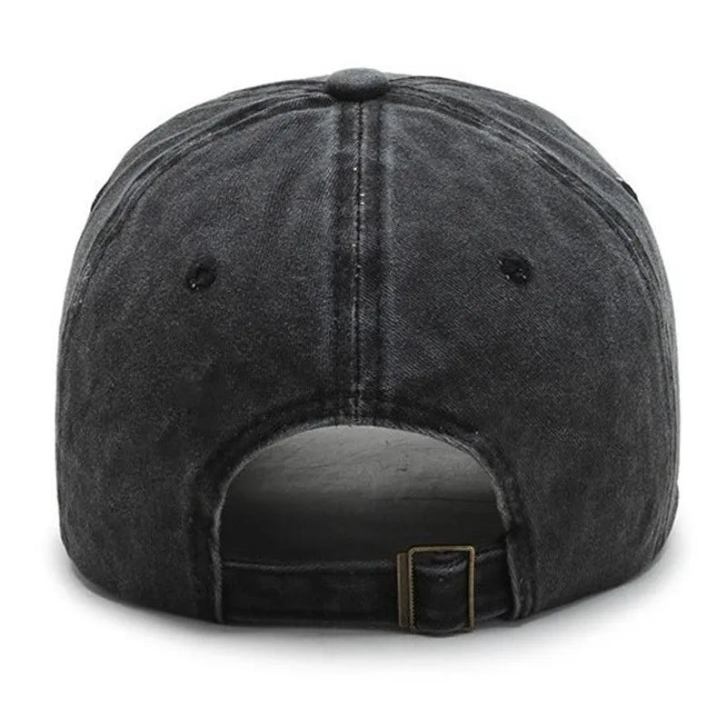 Baseball Cap – Solid Washed Cotton Dad Hat for Men & Women