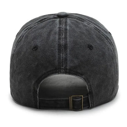 Baseball Cap – Solid Washed Cotton Dad Hat for Men & Women