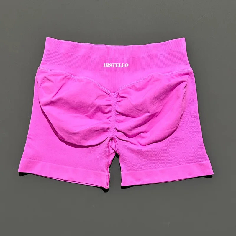 Women's Seamless High-Waist Workout Shorts – Yoga & Gym