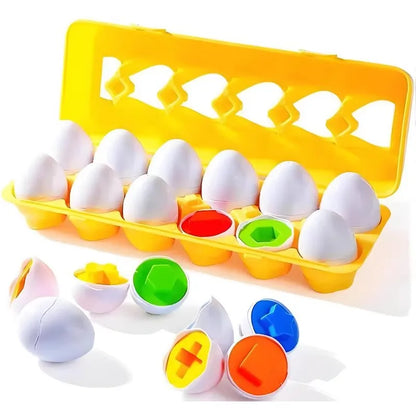 Montessori Smart Eggs Educational Toy for Toddlers 1-3