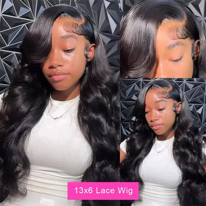 100 Human Hair Wig13x6 Body Wave Lace Front Wigs 40inch13x4 Pre Plucked 250 Density 5x5 Ready Go Hd