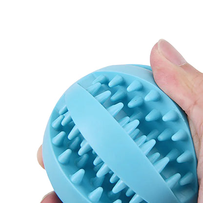Dog Treat Dispensing Ball – Interactive Chew & Puzzle Toy