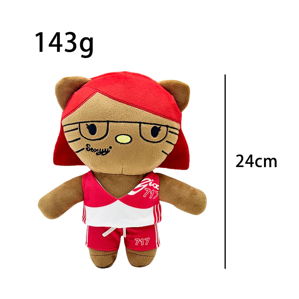 Hip-Hop Cat Plush Toy Doll – Rapper Style Stuffed Animal