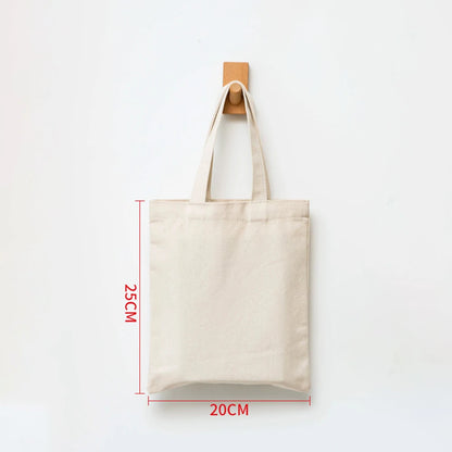 Canvas Tote Bag – Large Capacity Eco-Friendly Reusable Cotton Shoulder Bag