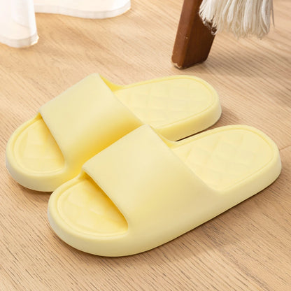Men Trend Summer Slippers Soft Non-Slip Sole Cloud Sandals Home Beach Indoor Outdoor - Soft