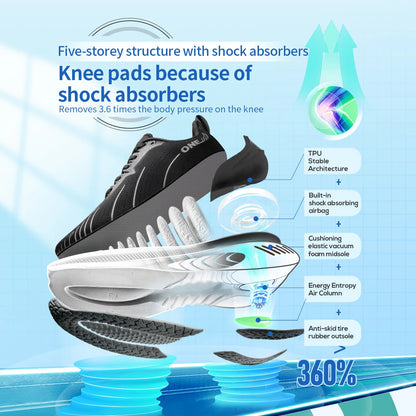 ONEMIX Cushioning Running Shoes – Stress Ball Midsole for Men & Women