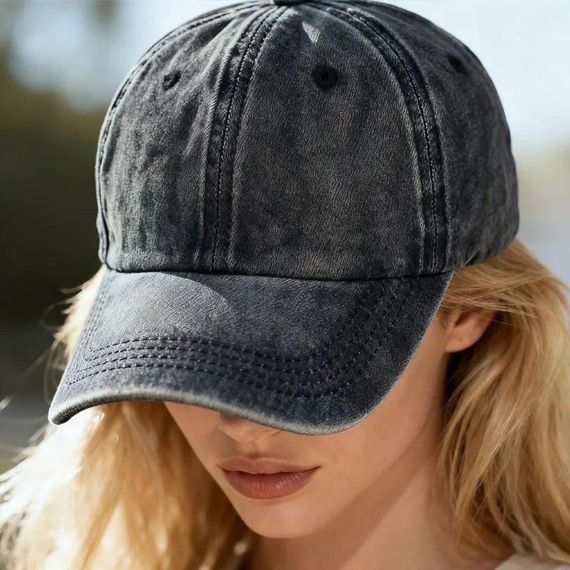 Retro Washed Baseball Cap – Unisex Sun Hat