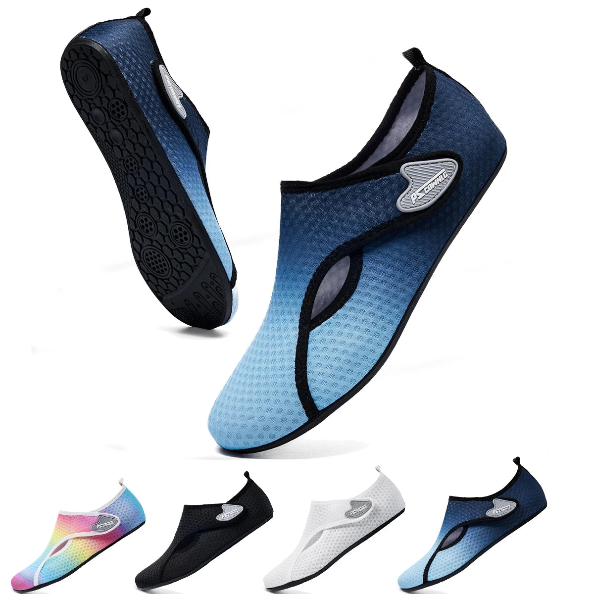 Aqua Water Shoes Barefoot Quick-Dry Swim Socks for Men and Women