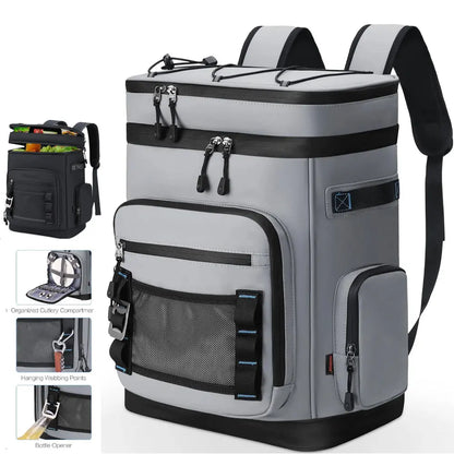 30L Insulated Cooler Backpack – Waterproof & Leak-Proof