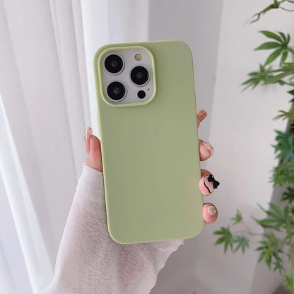 Luxury Candy Color Silicone Soft Case Iphone 16 15 14 13 12 Pro Max Plus Mini Matte Ultra Thin Cover