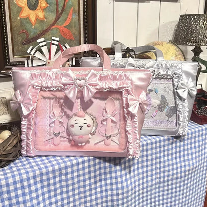 Ita Bag Transparent Window Tote – Y2K Kawaii Crossbody Shoulder Bag