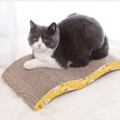 Cat Scratcher Lounge Board – Corrugated Cardboard Scratch Pad