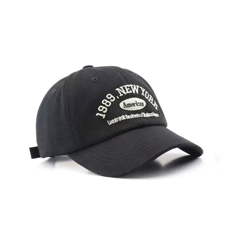 Embroidered Baseball Cap – 1989 New York Vintage Sun Hat