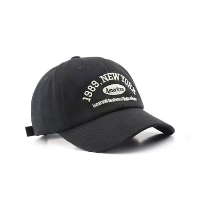 Embroidered Baseball Cap – 1989 New York Adjustable Sun Hat